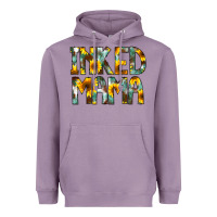 Lavender Inked Mama Flowers Heavyweight Hoodie - CowCowDesign