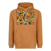 Meerkat Inked Mama Flowers Heavyweight Hoodie - CowCowDesign