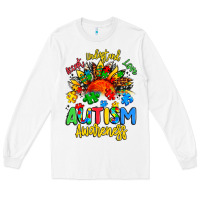 White accept understand love autism awareness Long Sleeve Tee - Artiststas