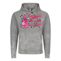Cloud Rock pink christmas fa la la Vintage Hoodie - MaliasSmallBusiness