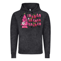 Vintage Black pink christmas fa la la Vintage Hoodie - MaliasSmallBusiness