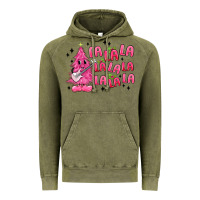 Vintage Olive pink christmas fa la la Vintage Hoodie - MaliasSmallBusiness