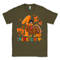 Army Green my first thanksgiving Classic Tee - MaliasSmallBusiness