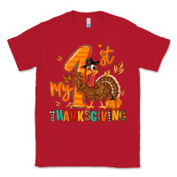 Red my first thanksgiving Classic Tee - MaliasSmallBusiness