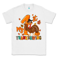 White my first thanksgiving Classic Tee - MaliasSmallBusiness