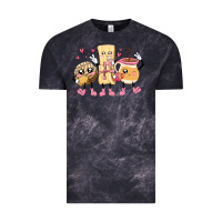 Cloud Black mexican pan dulce cartoon characters Vintage Tee - MaliasSmallBusiness