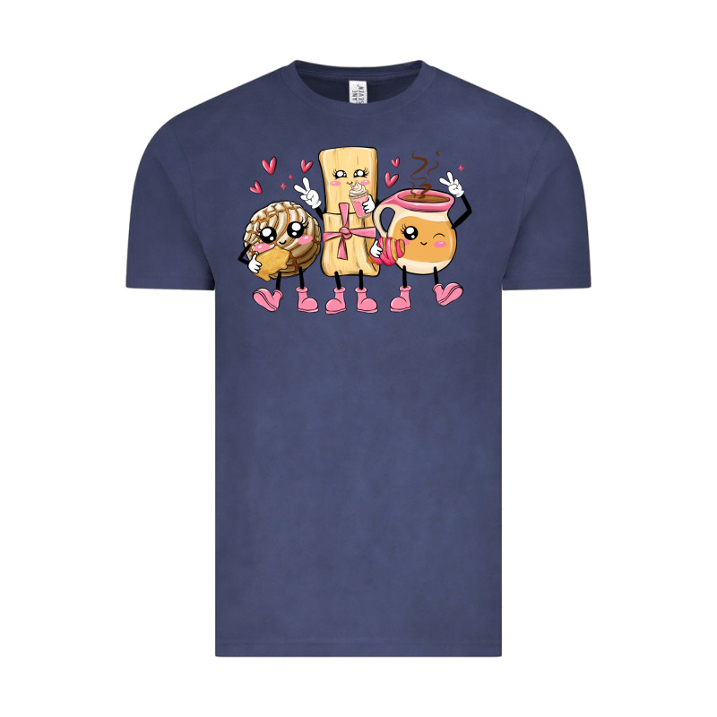 Mexican Pan Dulce Cartoon Characters Vintage Tee by MaliasSmallBusiness | Teevron