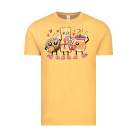 Vintage Mustard mexican pan dulce cartoon characters Vintage Tee - MaliasSmallBusiness