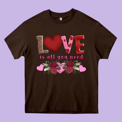 Love Is All You Need Heavy Core Tee Designed By Adodesignshop