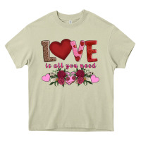 Mossy love is all you need Heavy Core Tee - AdoDesignShop