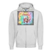Dove Grey anxiety on tumbler Zipper Hoodie - TumblerDesignByShophia