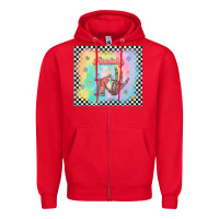 Red anxiety on tumbler Zipper Hoodie - TumblerDesignByShophia