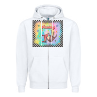White anxiety on tumbler Zipper Hoodie - TumblerDesignByShophia