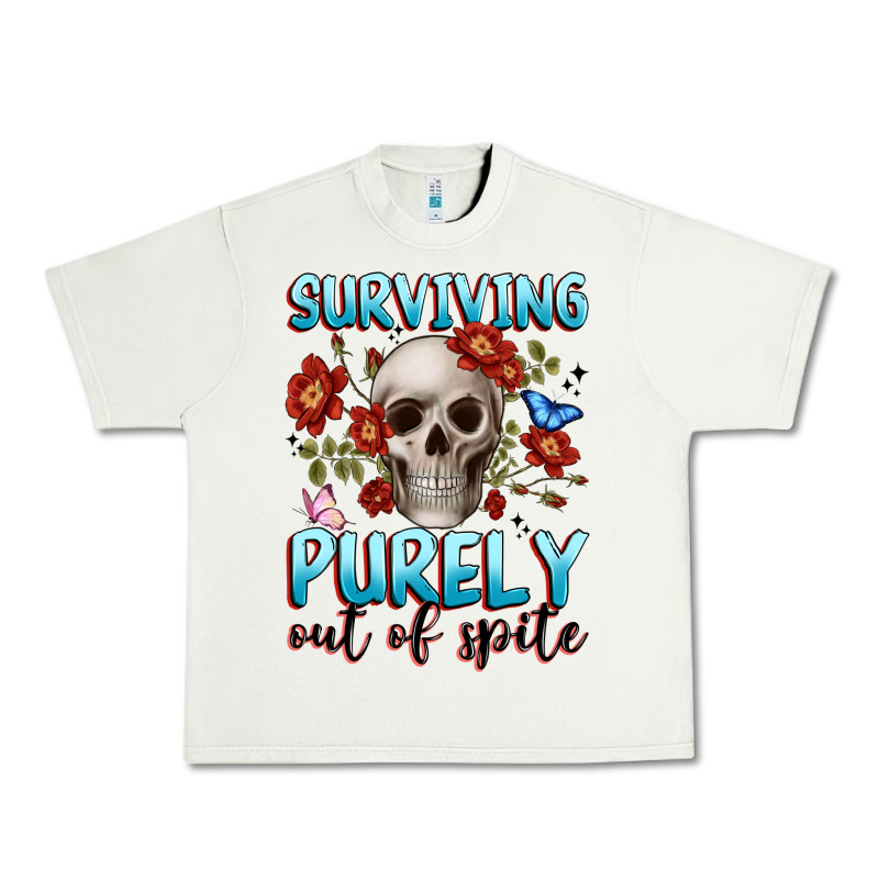 Surviving Purely Out Of Spite Urban Heavy Tee by JahusDesignShop | Teevron