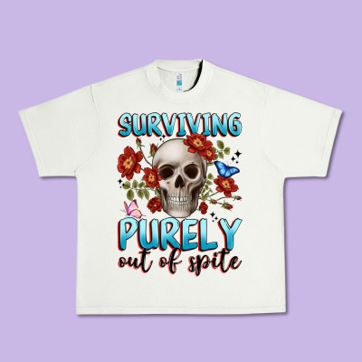 Surviving Purely Out Of Spite Urban Heavy Tee Designed By Jahusdesignshop