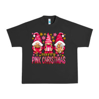 Pigment Black Merry pink Christmas gnomes Urban Heavy Tee - NancyCooperArtShop