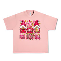 Salmon Merry pink Christmas gnomes Urban Heavy Tee - NancyCooperArtShop