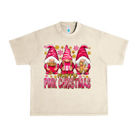 Sandshell Merry pink Christmas gnomes Urban Heavy Tee - NancyCooperArtShop