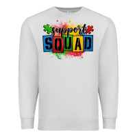 Dove Grey autism support squad Premium Sweatshirt - OliviaCreatesArt