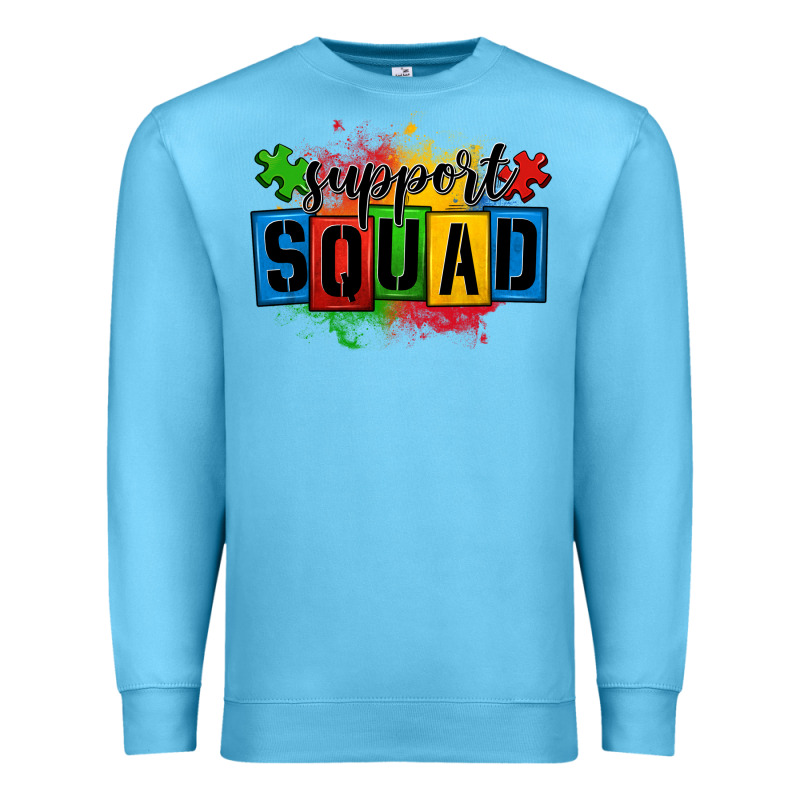Autism Support Squad Premium Sweatshirt by OliviaCreatesArt | Teevron