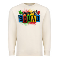 Sandshell autism support squad Premium Sweatshirt - OliviaCreatesArt