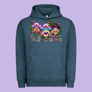 Howdy Valentines Urban Hoodie Designed By Cowhidedigitalart