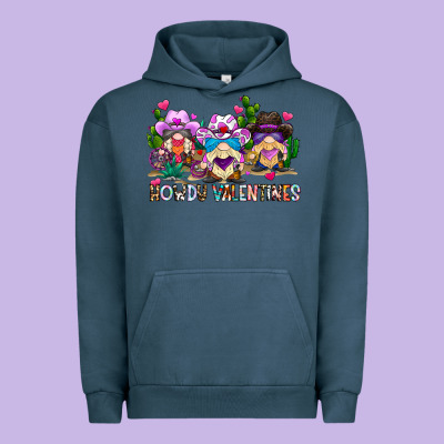 Howdy Valentines Urban Hoodie Designed By Cowhidedigitalart