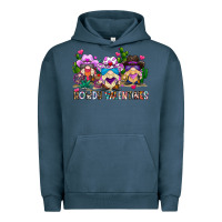 Pigment Midnight Navy howdy valentines Urban Hoodie - CowhideDigitalArt