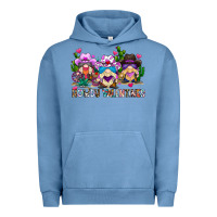 Pigment Pebble Blue howdy valentines Urban Hoodie - CowhideDigitalArt