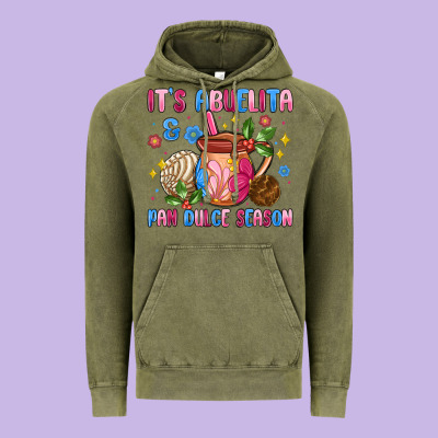 Its Abuelita And Pan Dulce Season Vintage Hoodie Designed By Maliassmallbusiness
