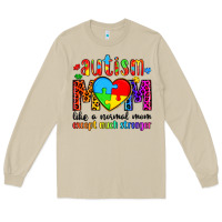 Mushroom autism mom like a normal mom except much stronger Long Sleeve Tee - Artiststas