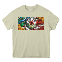 Mossy usa flag and mexico flag with sunflower and cowhide  license plate Heavy Core Tee - Artiststas