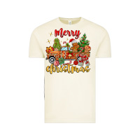 Vintage Arctic merry christmas gingerbread truck Vintage Tee - MaliasSmallBusiness