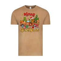 Merry Christmas Gingerbread Truck Vintage Tee | Teevron