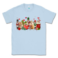 Dusty Blue nutcracker coffee Classic Tee - MaliasSmallBusiness