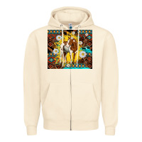 Sandshell aztec tribal horse Zipper Hoodie - TumblerDesignByShophia