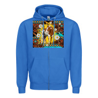 True Royal aztec tribal horse Zipper Hoodie - TumblerDesignByShophia