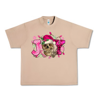 Burro Pink Christmas Joy skeleton Urban Heavy Tee - NancyCooperArtShop