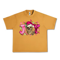 Peanut Butter Pink Christmas Joy skeleton Urban Heavy Tee - NancyCooperArtShop