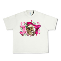Pistachio Pink Christmas Joy skeleton Urban Heavy Tee - NancyCooperArtShop