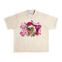 Sandshell Pink Christmas Joy skeleton Urban Heavy Tee - NancyCooperArtShop