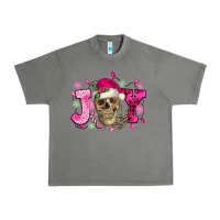 Tornado Pink Christmas Joy skeleton Urban Heavy Tee - NancyCooperArtShop