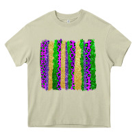 Mossy mardi gras brushstrokes Heavy Core Tee - AdoDesignShop