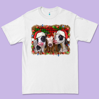 Christmas Heifers Premium Tee Designed By Jasminsmagicworld