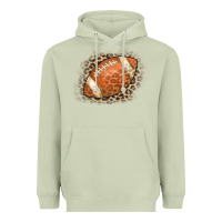 Matcha American Football Leopard Heavyweight Hoodie - CowCowDesign