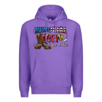 Purple Memorial day honor ans remember Premium Hoodie - CowGirlArtShop