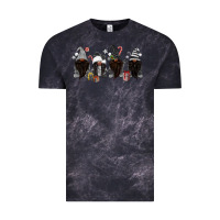 Cloud Black grey christmas afro gnomies Vintage Tee - MaliasSmallBusiness