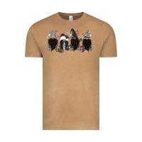 Vintage Camel grey christmas afro gnomies Vintage Tee - MaliasSmallBusiness