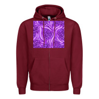 Burgundy purple glitter with leopard pattern Zipper Hoodie - TumblerDesignByShophia