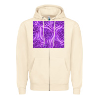 Sandshell purple glitter with leopard pattern Zipper Hoodie - TumblerDesignByShophia